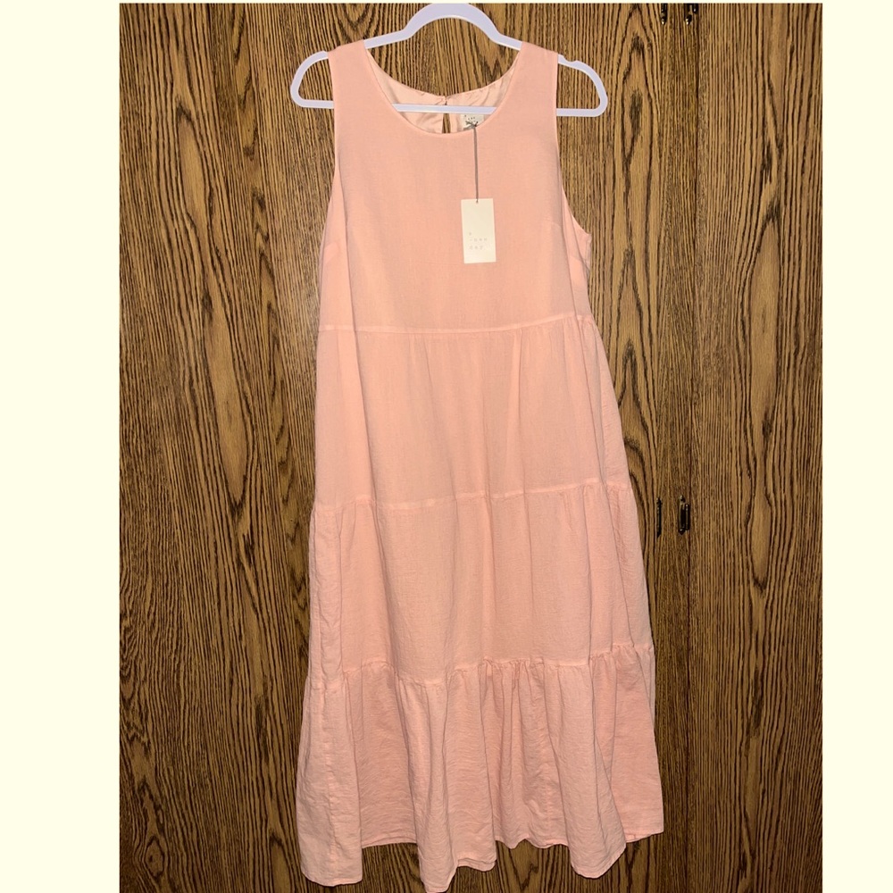 NWT maxi dress baby pink